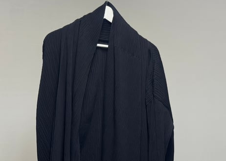 isseymiyake pleats coat