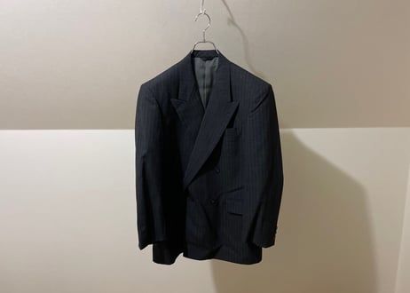 【setup special pick up】80-90s set up suit"gray striep double"