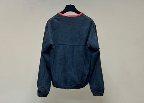 80s loewe leather sweat shirt