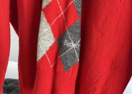 burberry over size argail knit