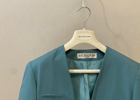80-90s balenciaga no collar jacket