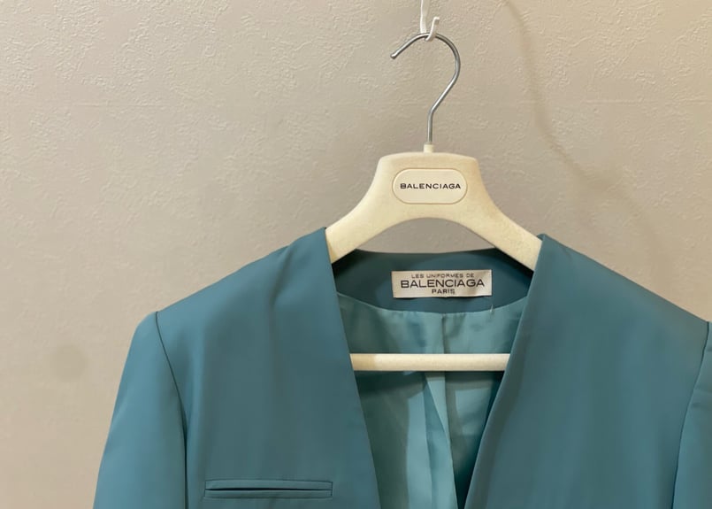80-90s balenciaga no collar jacket | weekend tokyo