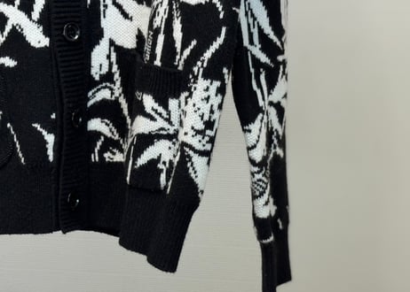 louis vuitton 2023ss thistle wool over size cardigan dead stock