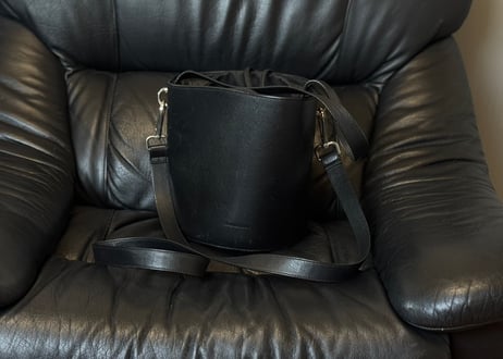 jwanderson leather logo shoulder bag