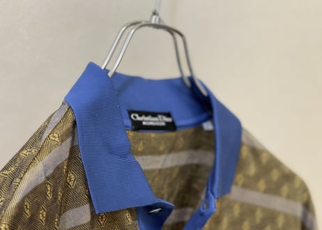 90s christian dior made in Italy polo shirt dead stock