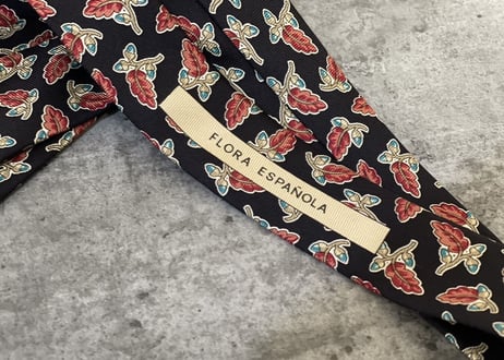 loewe flower motif necktie