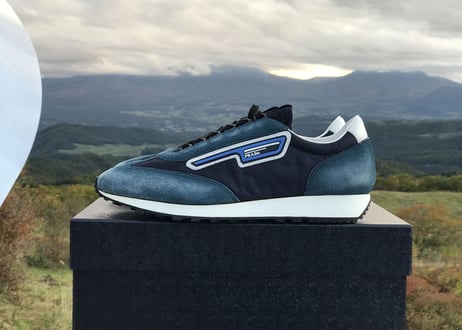 2020ss prada leather sneakers dead stock 8 half