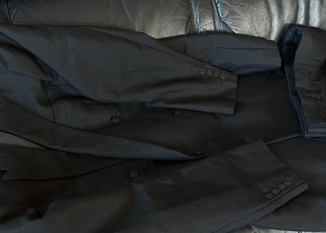 yves saint laurent double set up suit
