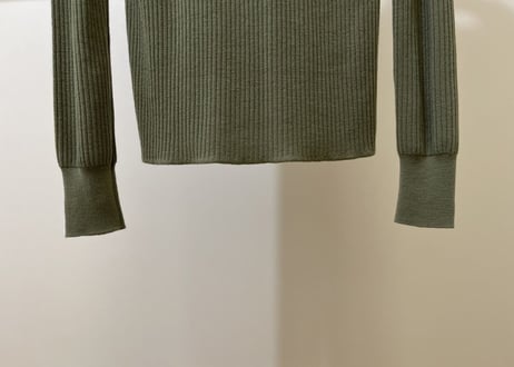 jilsander + quarter zip knit dead stock
