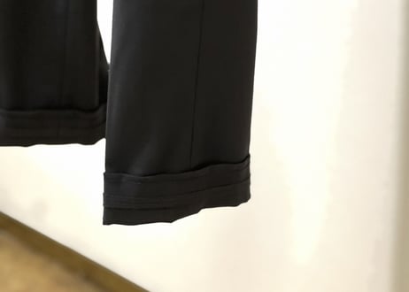 prada logo trousers