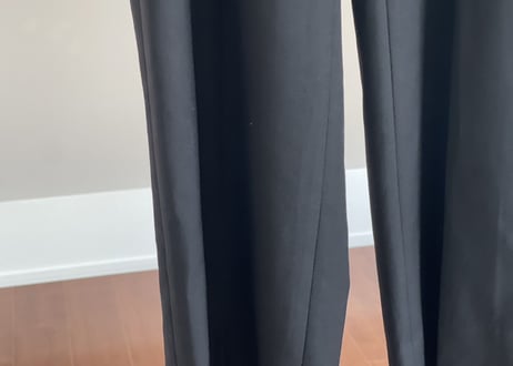 hermes black trousers