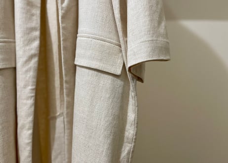 so allure light linen coat dead stock