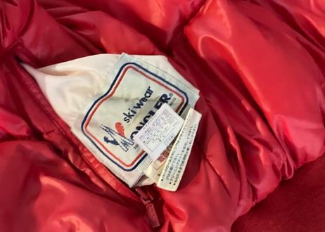 vintage moncler “reversible” down jacket #1