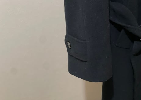 80-90s made in Italy cashmere wool belted coat