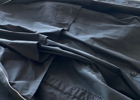double black trench coat