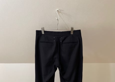 maison margiela 2017aw eazy black trousers