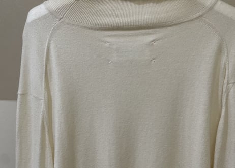 maison margiela 2019aw elbow patch knit