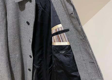 paul smith check coat