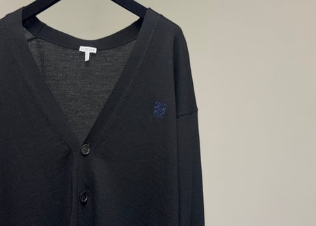loewe anagram logo cardigan