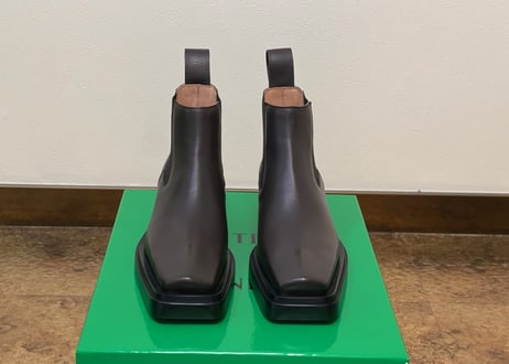bottega veneta 2020aw heel boots dead stock 42 dark brown