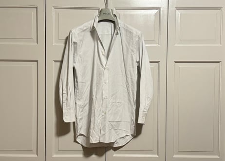 prada stripe pocket shirt