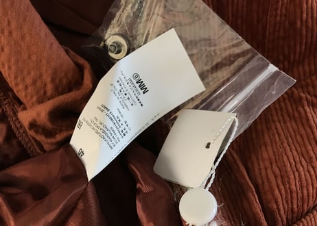2019ss mm6 velour long coat dead stock