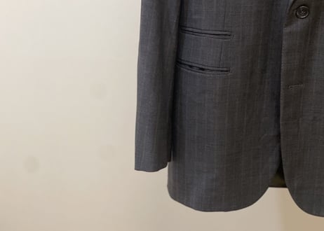 hermes stripe tailored jacket