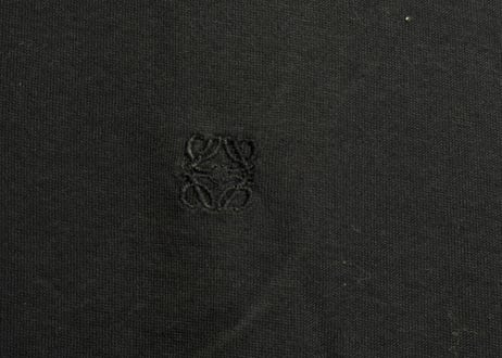 80-90s loewe anagram logo polo shirt