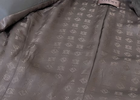 loewe lamb leather coat