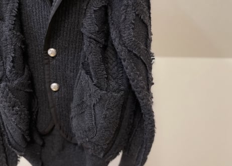 sacai knit jacket