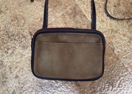 loewe leather shoulder bag