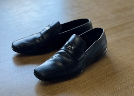 prada sports logo loafers