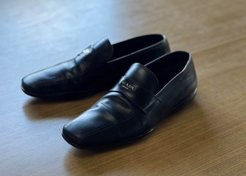 PRADA sportsローファー prada sports logo loafers | weekend tokyo