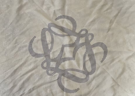 loewe " 大判" silk scarf