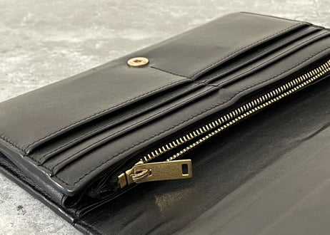 saint laurent paris leather wallet