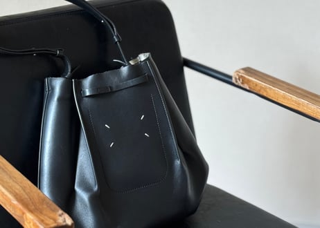 maison margiela leather shoulder bag