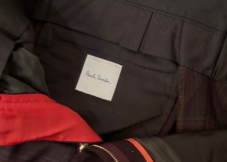 paul smith check trousers dead stock