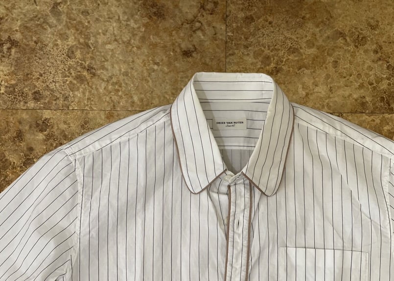 Dries Van Noten★カラント トップ シルク アシンメトリー 無地 DRIES VAN NOTEN】Asymmetric floral-print silk-crepon top