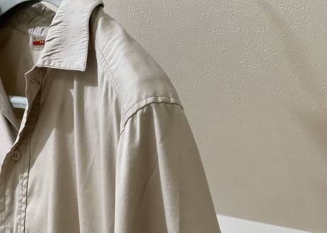 prada open collar shirt