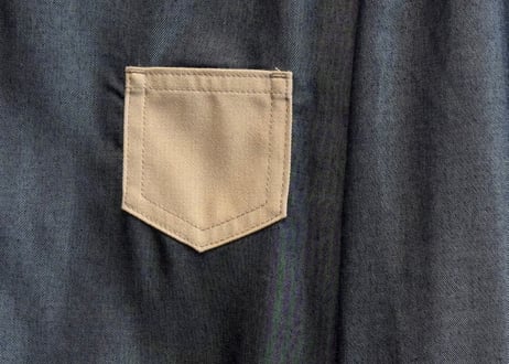 maison margiela leather switch oversize silk jacket