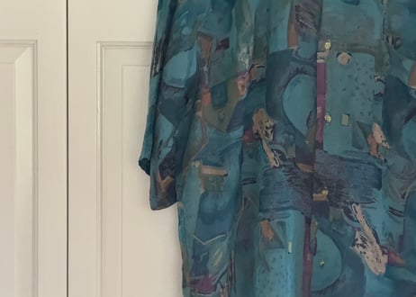 70-80s dior silk shirt