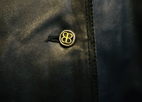 80's balenciaga leather jacket made in belgium