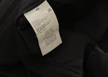 maison margiela 2017aw eazy black trousers