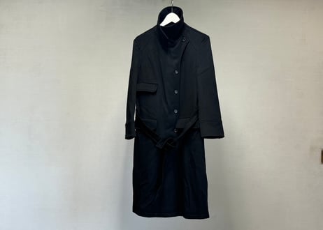 yves saint laurent rive gauche cashmere belted coat