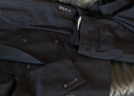 dior double set up suit