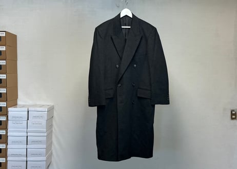 cashmere double long coat #I