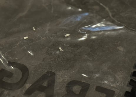 maison margiela clear bag
