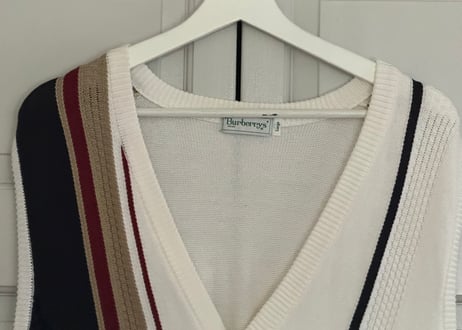 burberry knit vest