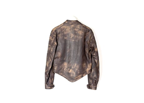 2017ss maison margiela "白タグ” leather jacket dead stock
