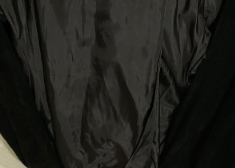80s over size leather coat